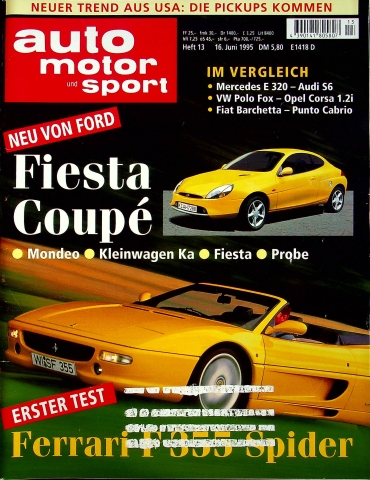 Deckblatt Auto Motor und Sport (13/1995)